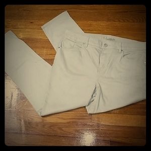 Chico's Platinum Ankel Khaki Jean's